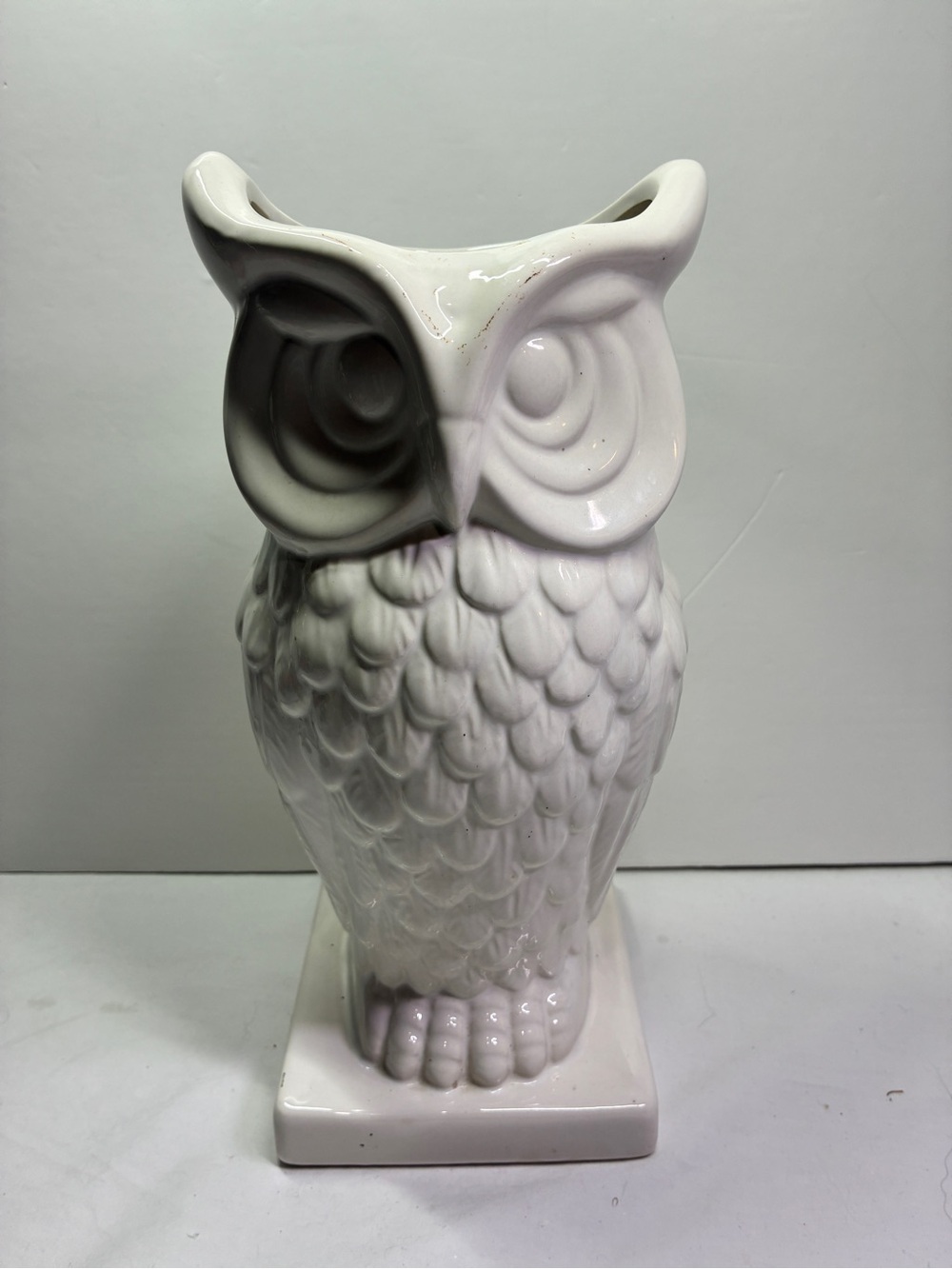 Large Owl Vase 12” Tall